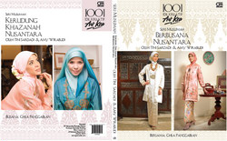 Dua buku yang saling melengkapi karangan Amy Wirabudi dan Tini Sardadi 1001 Ide Kreatif Art Kea: Seri Muslimah 'Kerudung Khazanah Nusantara' dan 'Berbusana Nasional'